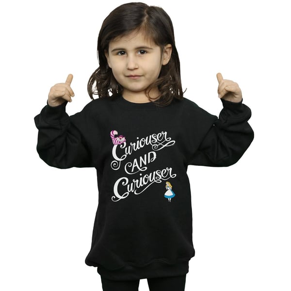 Disney Girls Alice In Wonderland Curiouser Sweatshirt