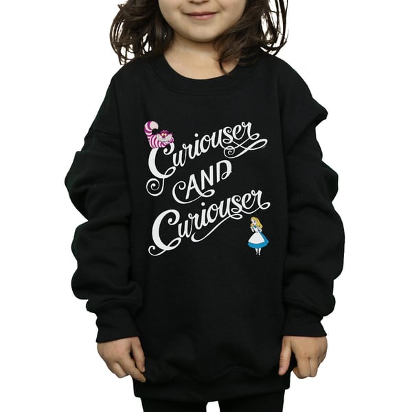 Disney Girls Alice In Wonderland Curiouser Sweatshirt