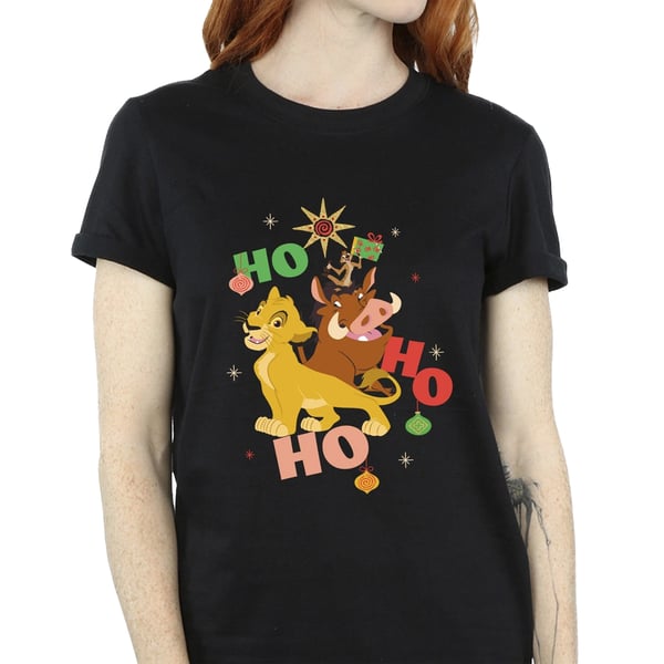 The Lion King Womens/Ladies Ho Ho Ho Cotton Boyfriend T-Shirt