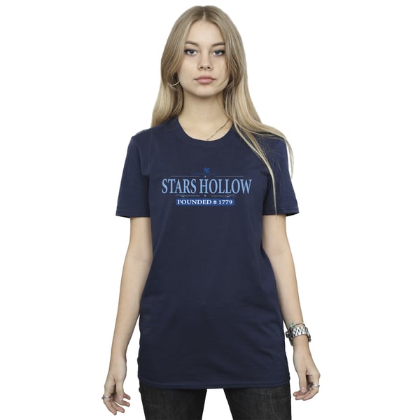 Gilmore Girls Womens/Ladies Stars Hollow Gazebo Cotton Boyfriend T-Shirt