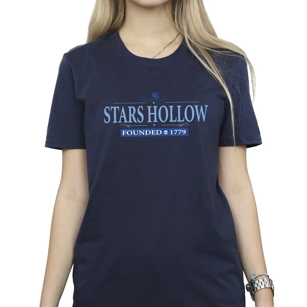 Gilmore Girls Womens/Ladies Stars Hollow Gazebo Cotton Boyfriend T-Shirt