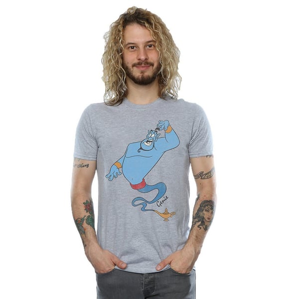 Aladdin Mens Classic Genie Heather T-Shirt