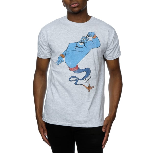 Aladdin Mens Classic Genie Heather T-Shirt