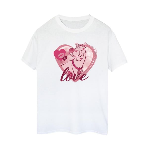 Scooby Doo naisten/naisten Love Kisses puuvillainen Boyfriend T-paita