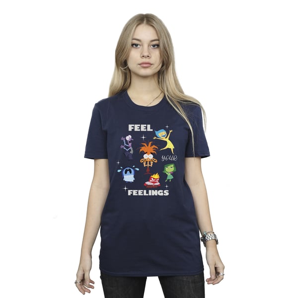 Inside Out 2 Womens/Ladies Feelings Cotton Boyfriend T-Shirt