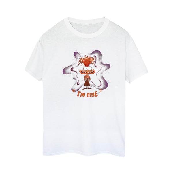 Inside Out 2 Womens/Ladies I´m Fine Boyfriend T-Shirt