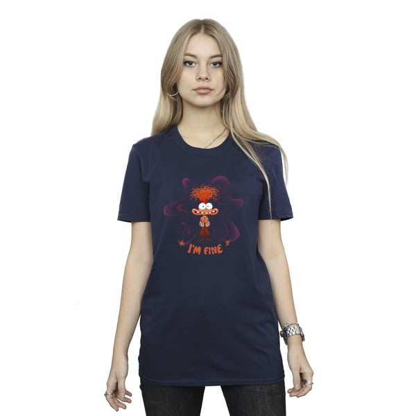 Inside Out 2 Womens/Ladies I´m Fine Boyfriend T-Shirt