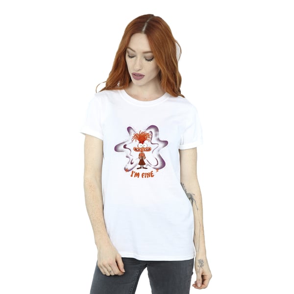 Inside Out 2 Womens/Ladies I´m Fine Boyfriend T-Shirt