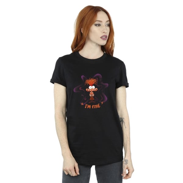 Inside Out 2 Womens/Ladies I´m Fine Boyfriend T-Shirt