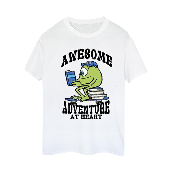 Monsters Inc Womens/Ladies Reading Awesome Mike Cotton Boyfriend T-Shirt Monsters Inc Womens/Ladies Reading Awesome Mike Cotton Boyfriend T-Shirt