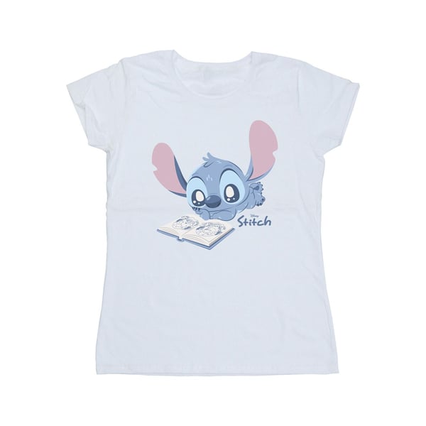 Lilo & Stitch naisten/naisten lukeminen makuuasennossa puuvillainen T-paita