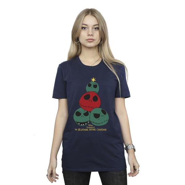 The Nightmare Before Christmas Womens/Ladies Tree Cotton Boyfriend T-Shirt
