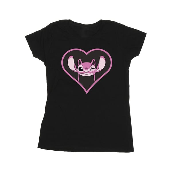 Lilo & Stitch Womens/Ladies Angel Heart Cotton T-Shirt