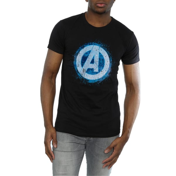 Marvel Mens Avengers Hehkuva Logo T-paita