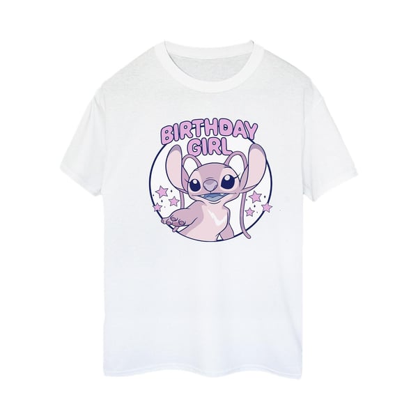 Lilo & Stitch naisten/naisten syntymäpäivätytön puuvillainen Boyfriend T-paita Lilo & Stitch naisten/naisten syntymäpäivätytön puuvillainen Boyfriend T-paita