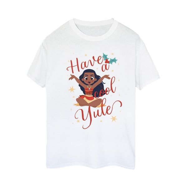 Moana Dam/Dam Have A Cool Yule T-shirt i bomull med boyfriend-passform
