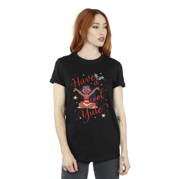 Moana Womens/Ladies Have A Cool Yule Cotton Boyfriend T-Shirt