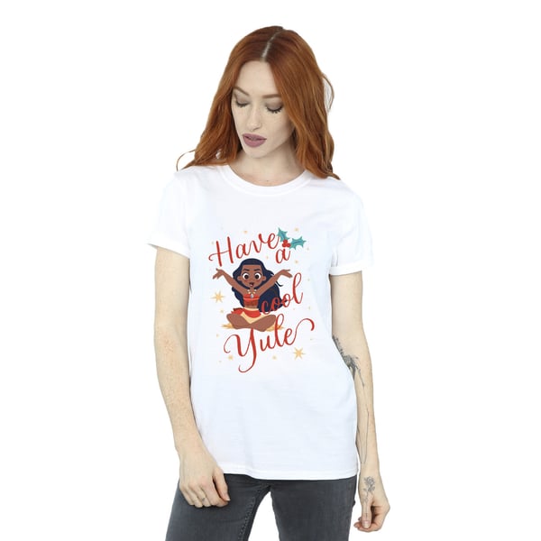 Moana Womens/Ladies Have A Cool Yule Cotton Boyfriend T-Shirt