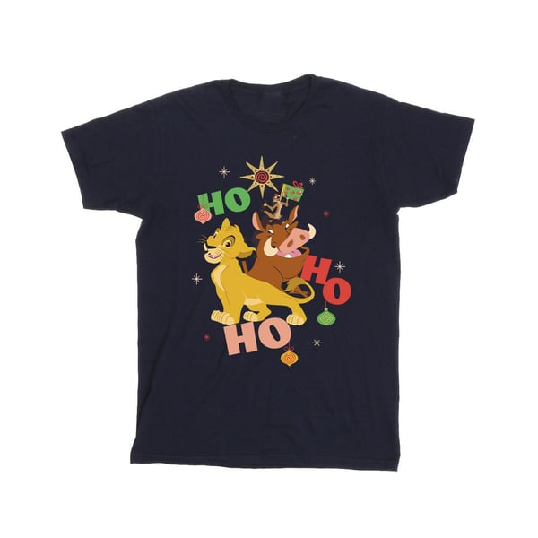 Lejonkungen Flickor Ho Ho Ho T-shirt i bomull