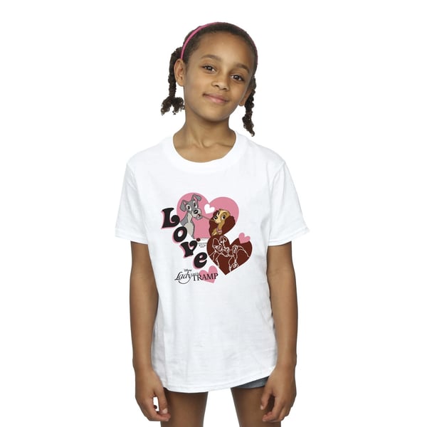 Lady And The Tramp Girls Spaghetti Love Cotton T-Shirt