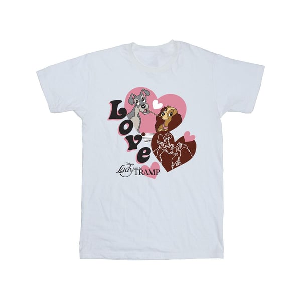 Lady And The Tramp Girls Spaghetti Love Cotton T-Shirt