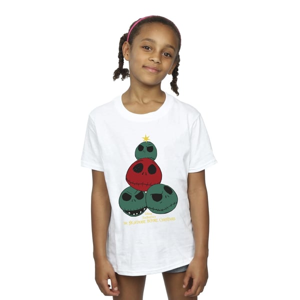 Nightmare Before Christmas Girls Christmas Tree Cotton T-Shirt