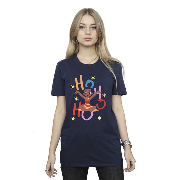 Moana Womens/Ladies Ho Ho Ho Cotton Boyfriend T-Shirt