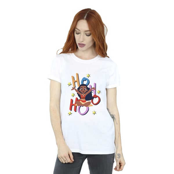 Moana Womens/Ladies Ho Ho Ho Cotton Boyfriend T-Shirt