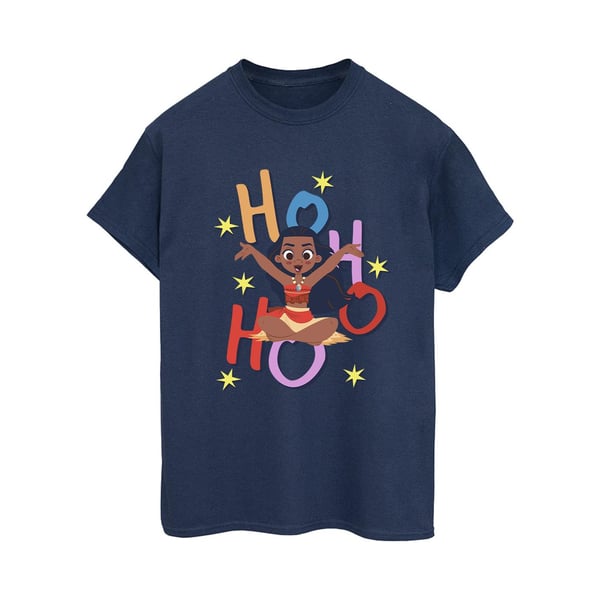 Moana Womens/Ladies Ho Ho Ho Cotton Boyfriend T-Shirt