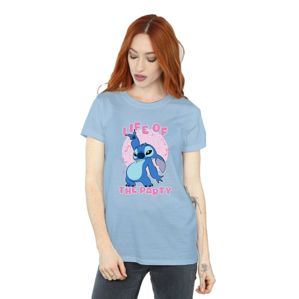 Lilo & Stitch Womens/Ladies Life Of The Party Cotton Boyfriend T-Shirt