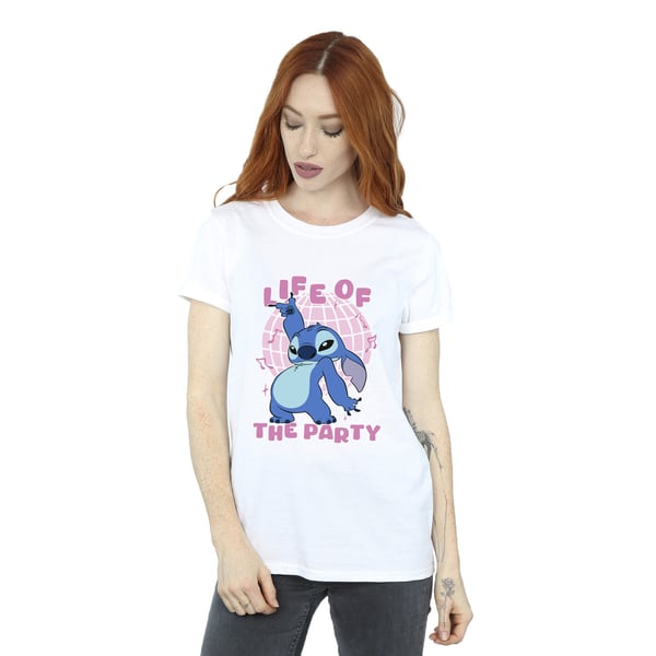 Lilo & Stitch Womens/Ladies Life Of The Party Cotton Boyfriend T-Shirt