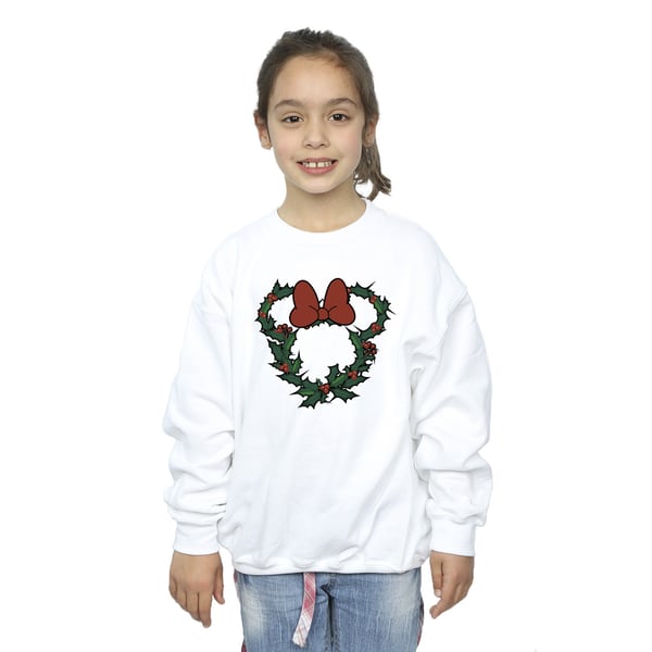 Disney Girls Minnie Mouse Wreath Sweatshirt