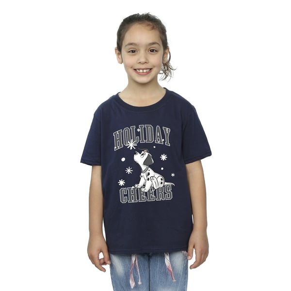 101 Dalmatians Girls Holiday Cheer Cotton T-Shirt