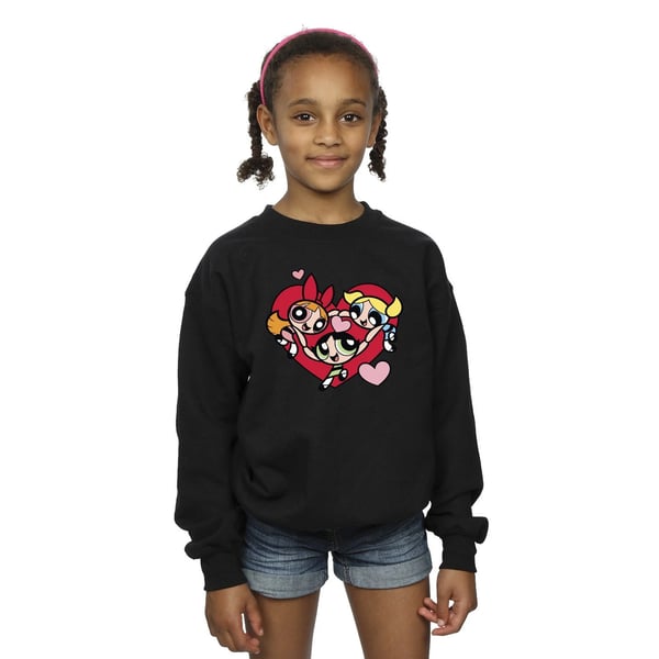 The Powerpuff Girls Girls Holding Hands Heart Sweatshirt