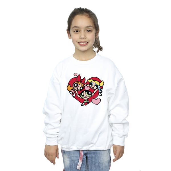 The Powerpuff Girls Girls Holding Hands Heart Sweatshirt
