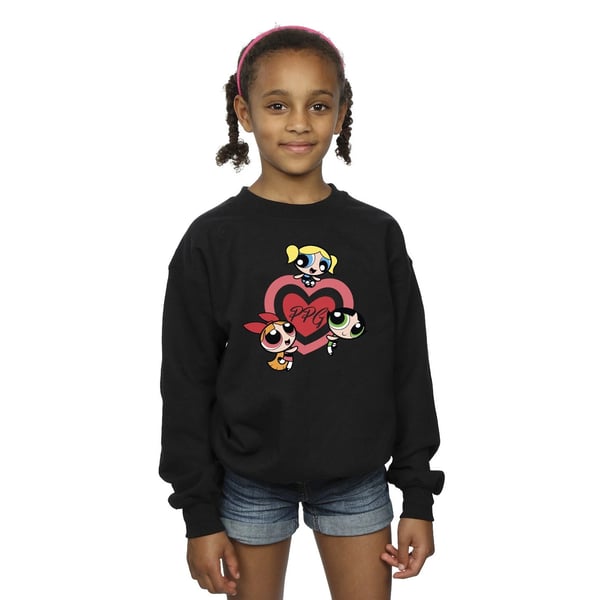 The Powerpuff Girls Girls Double Heart Sweatshirt