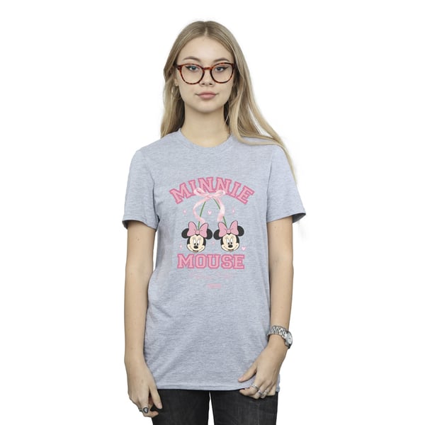 Disney Womens/Ladies Cherry Club Minnie Mouse Boyfriend T-Shirt