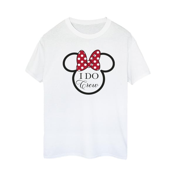 Disney Womens/Ladies I Do Crew Minnie Mouse Cotton Boyfriend T-Shirt