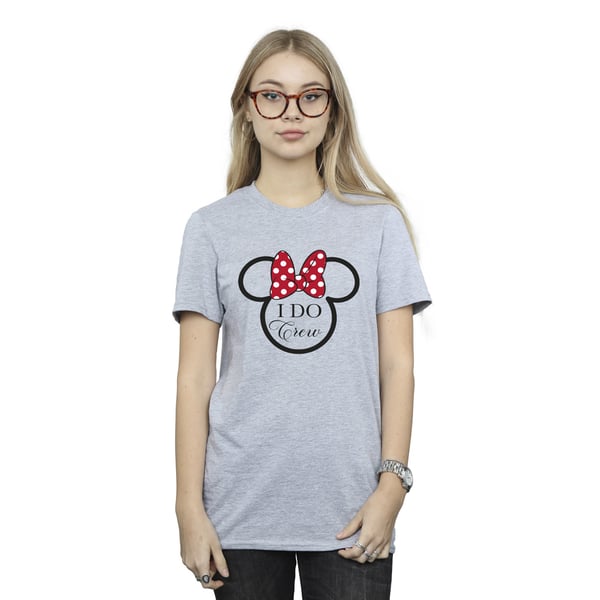 Disney Womens/Ladies I Do Crew Minnie Mouse Boyfriend T-Shirt
