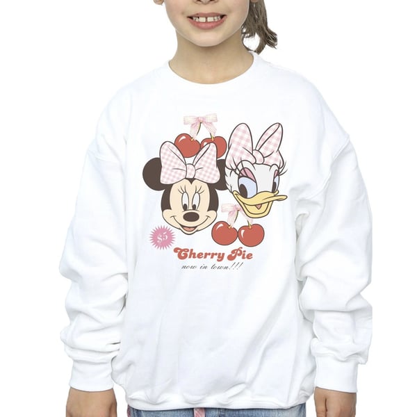 Disney Girls Minnie Mouse & Daisy Cherry Sweatshirt