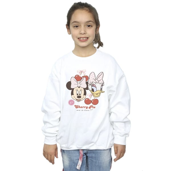 Disney Girls Minnie Mouse & Daisy Cherry Sweatshirt