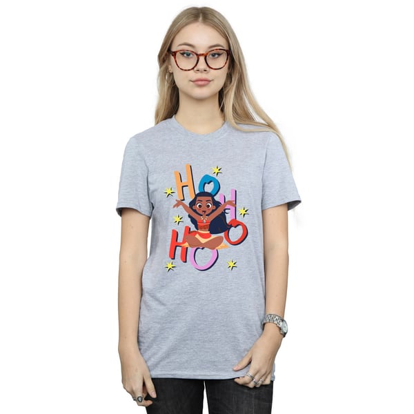 Moana Womens/Ladies Ho Ho Ho Cotton Boyfriend T-Shirt