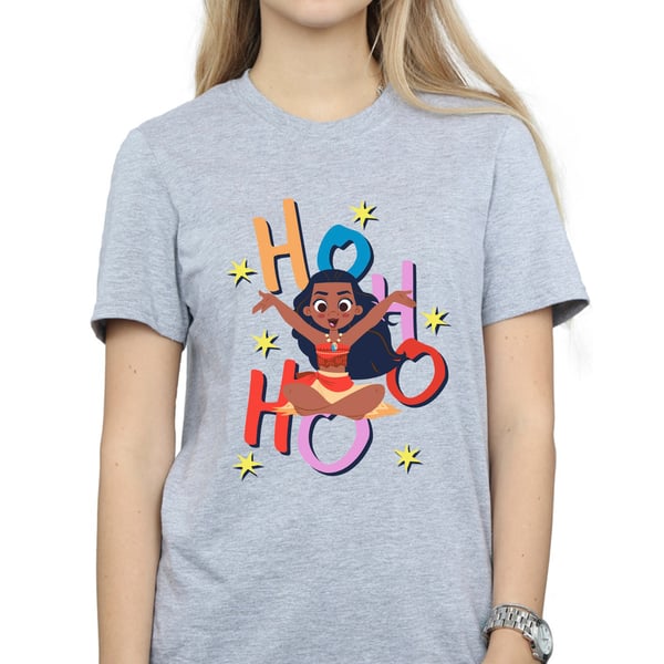 Moana Womens/Ladies Ho Ho Ho Cotton Boyfriend T-Shirt