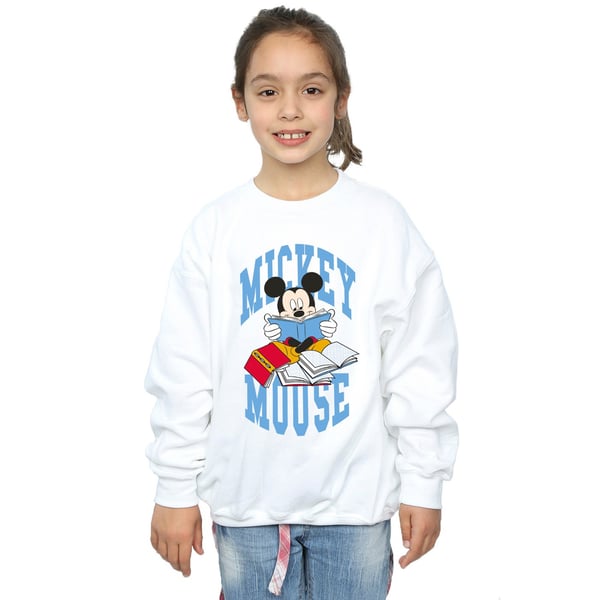 Disney Girls Mickey Mouse Reading Sweatshirt