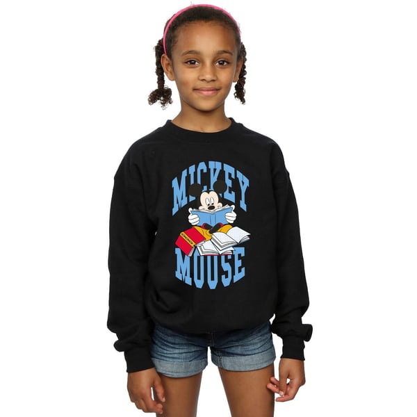 Disney Girls Mickey Mouse Reading Sweatshirt