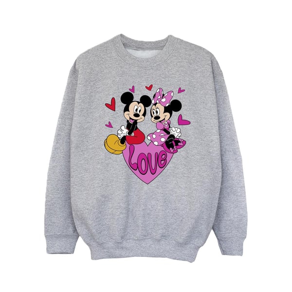 Disney Tyttöjen Mikki & Minni Hiiri Sydämet Collegepaita