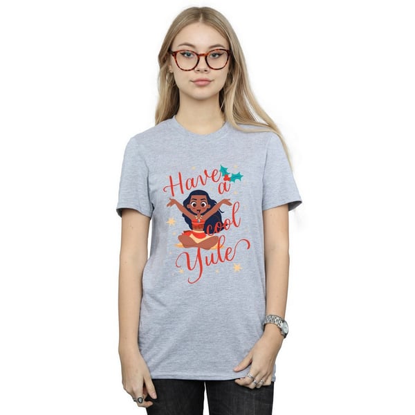 Moana Womens/Ladies Have A Cool Yule Boyfriend T-Shirt