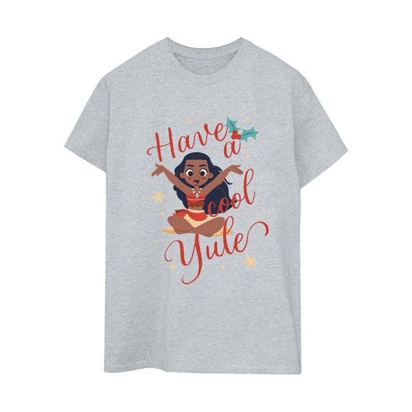 Moana Womens/Ladies Have A Cool Yule Boyfriend T-Shirt