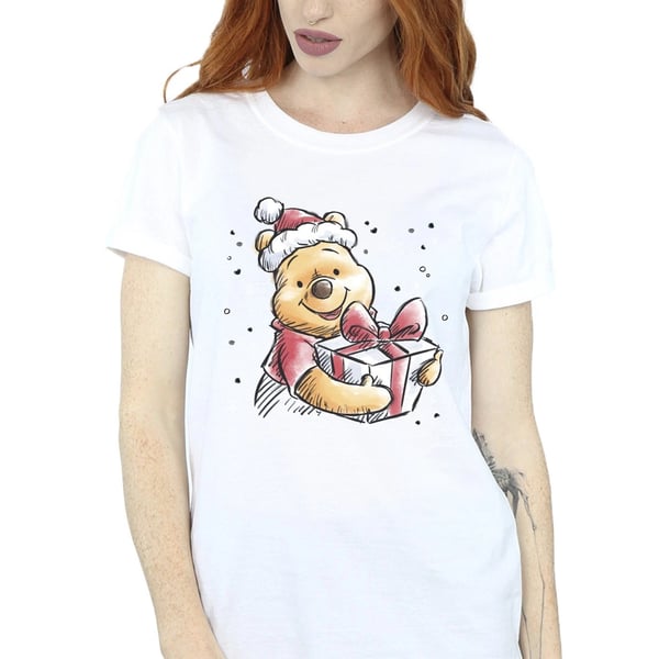 Winnie the Pooh Womens/Ladies Present Cotton Boyfriend T-Shirt