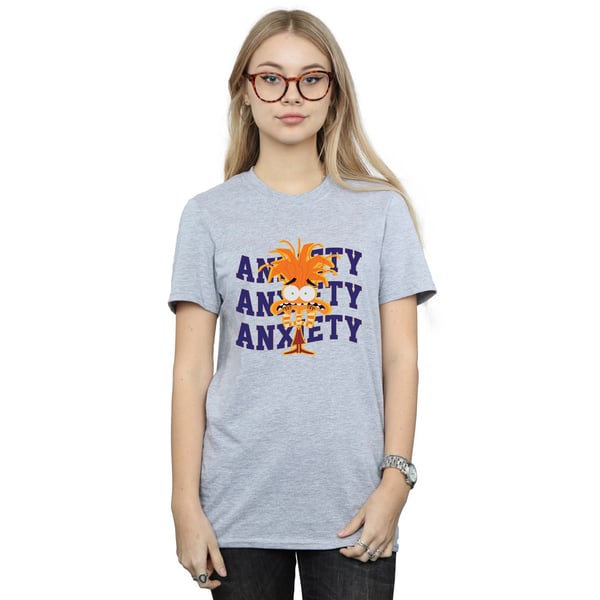 Inside Out 2 Womens/Ladies Anxiety Boyfriend T-Shirt